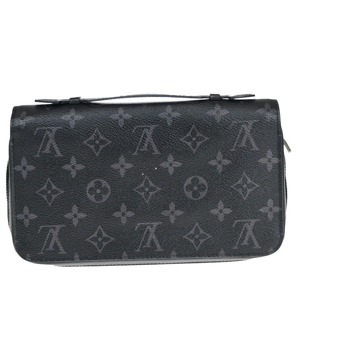 LOUIS VUITTON Zippy XL Long Bifold Wallet Monogram Eclipse BK M61698 96EC529