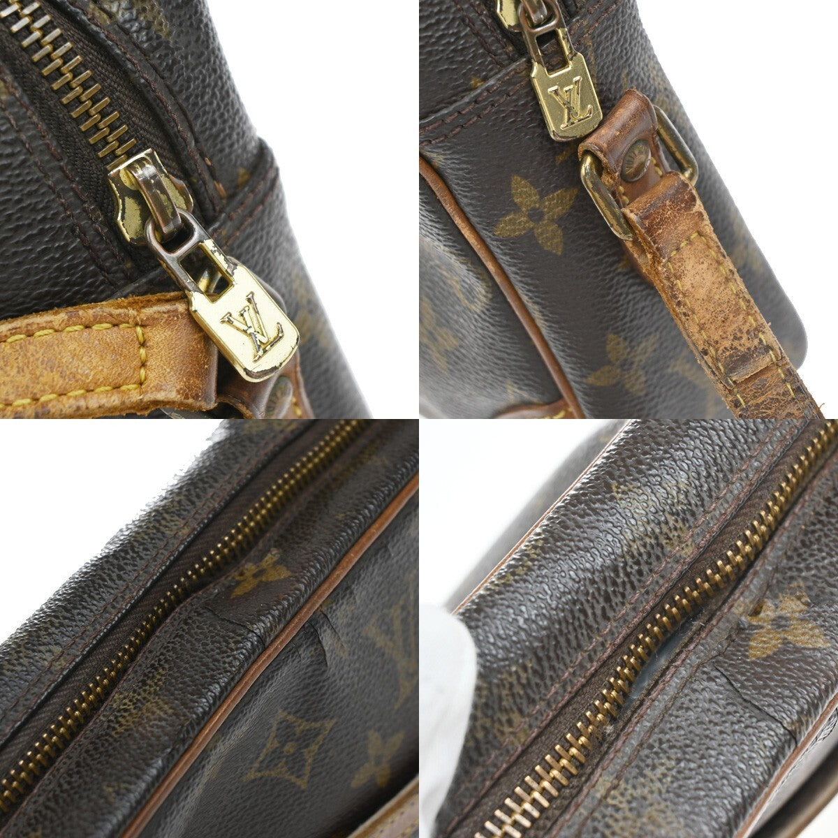 LOUIS VUITTON Trocadero 27 Shoulder Bag Monogram Leather Brown M51274 68EE227