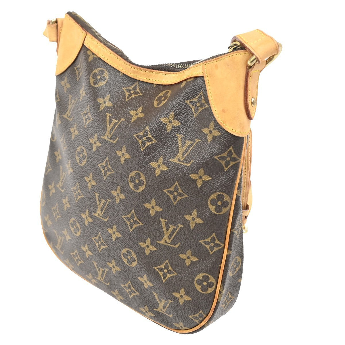 LOUIS VUITTON Odeon PM Shoulder Bag Monogram Leather Brown Spain M56390 95MA030