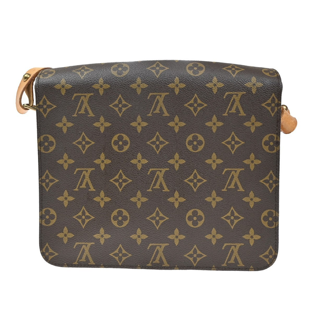 LOUIS VUITTON Cartouchiere GM Shoulder Bag Monogram Leather Brown M51252 88CA207