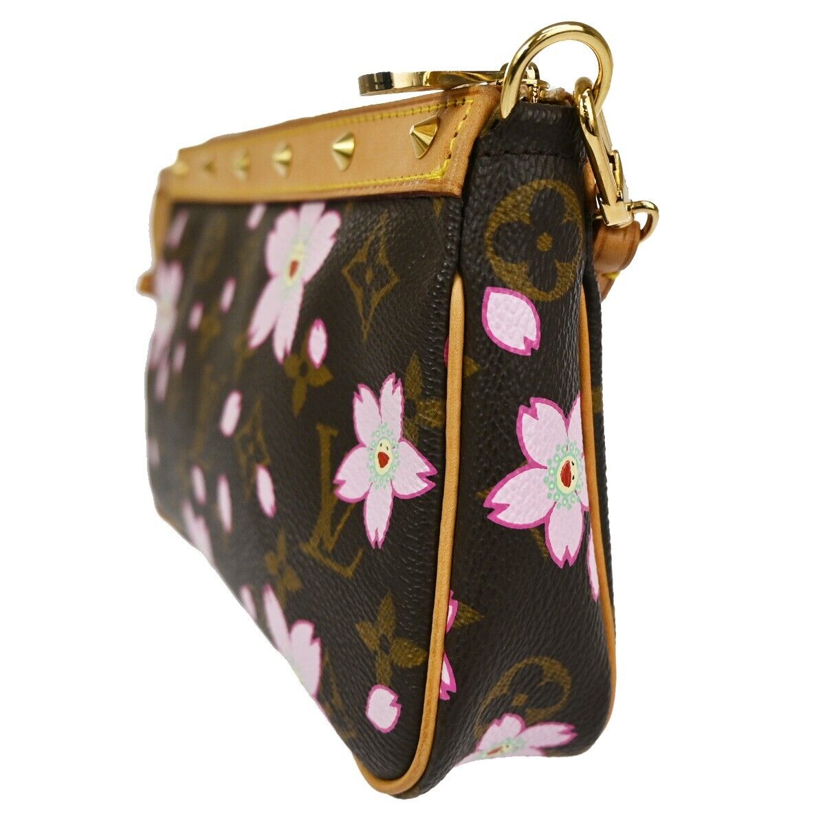 LOUIS VUITTON Pochette Accessoires Bag Monogram Cherry Blossom M92006 612RH805