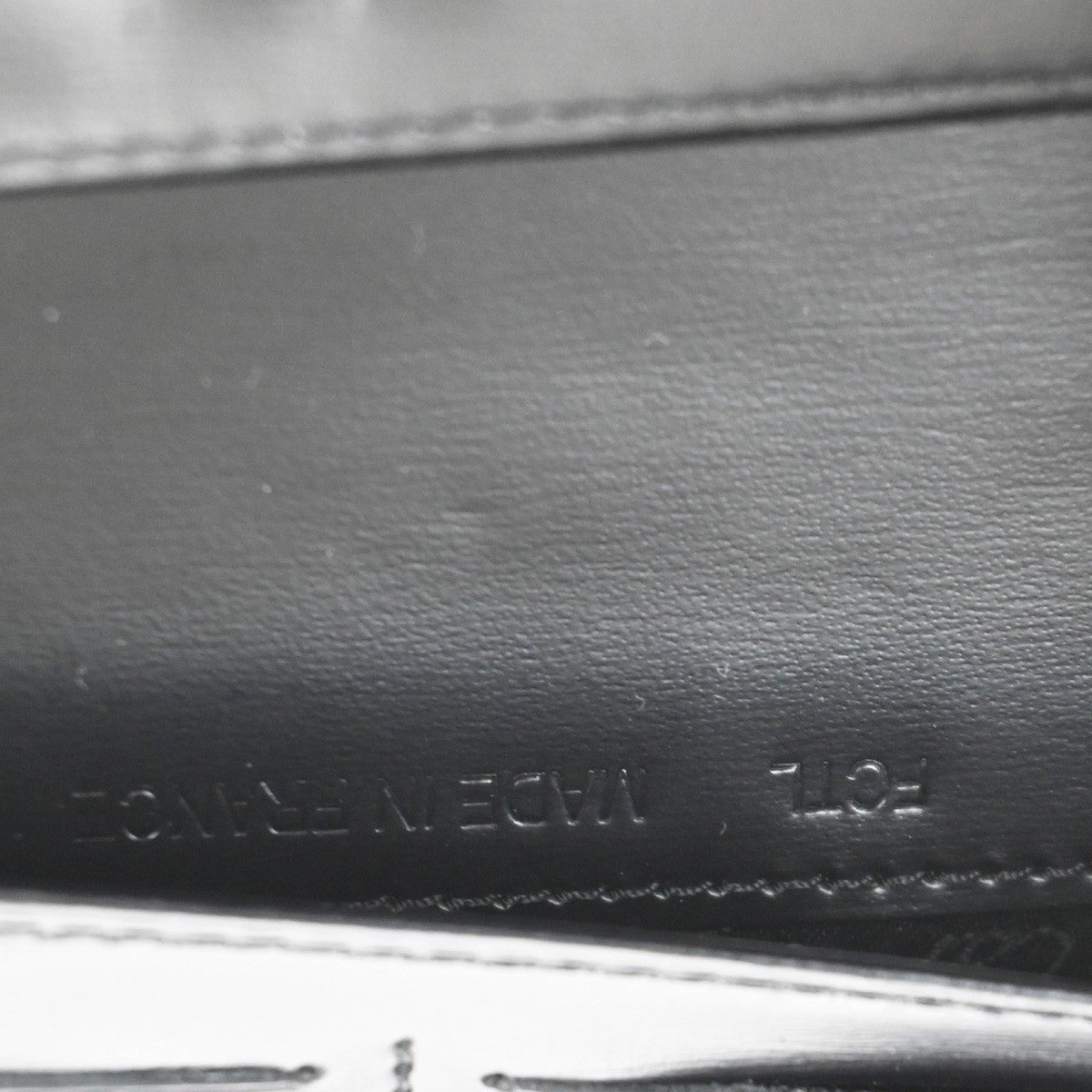 CARTIER Logo Pasha Bifold Long Wallet Leather Black SHW France 69KC345