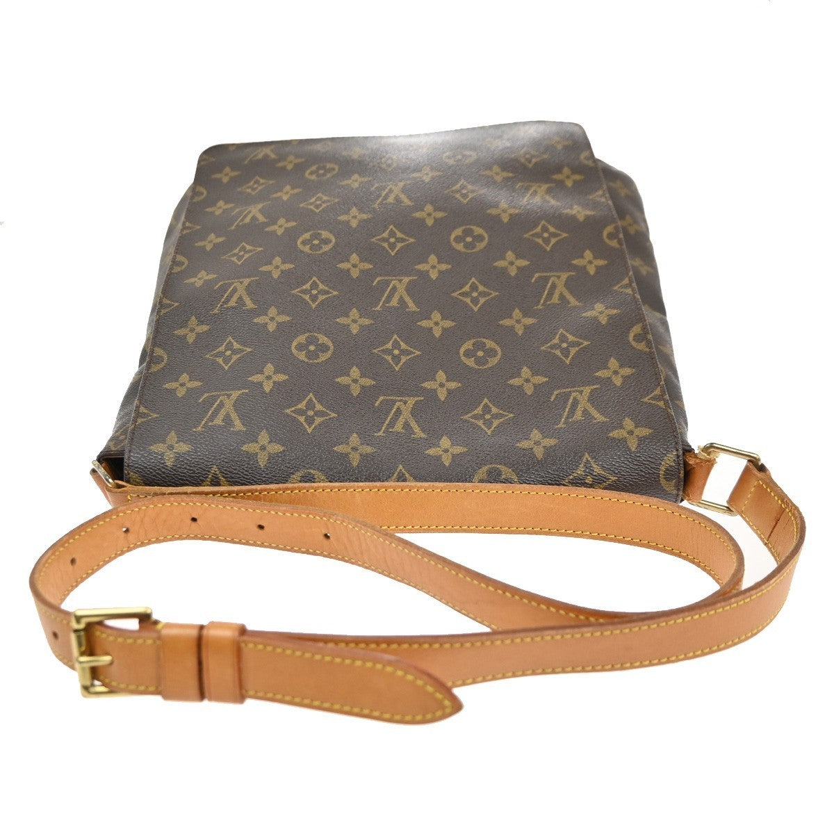 LOUIS VUITTON Musette Shoulder Bag Monogram Leather Brown France M51256 80CA712