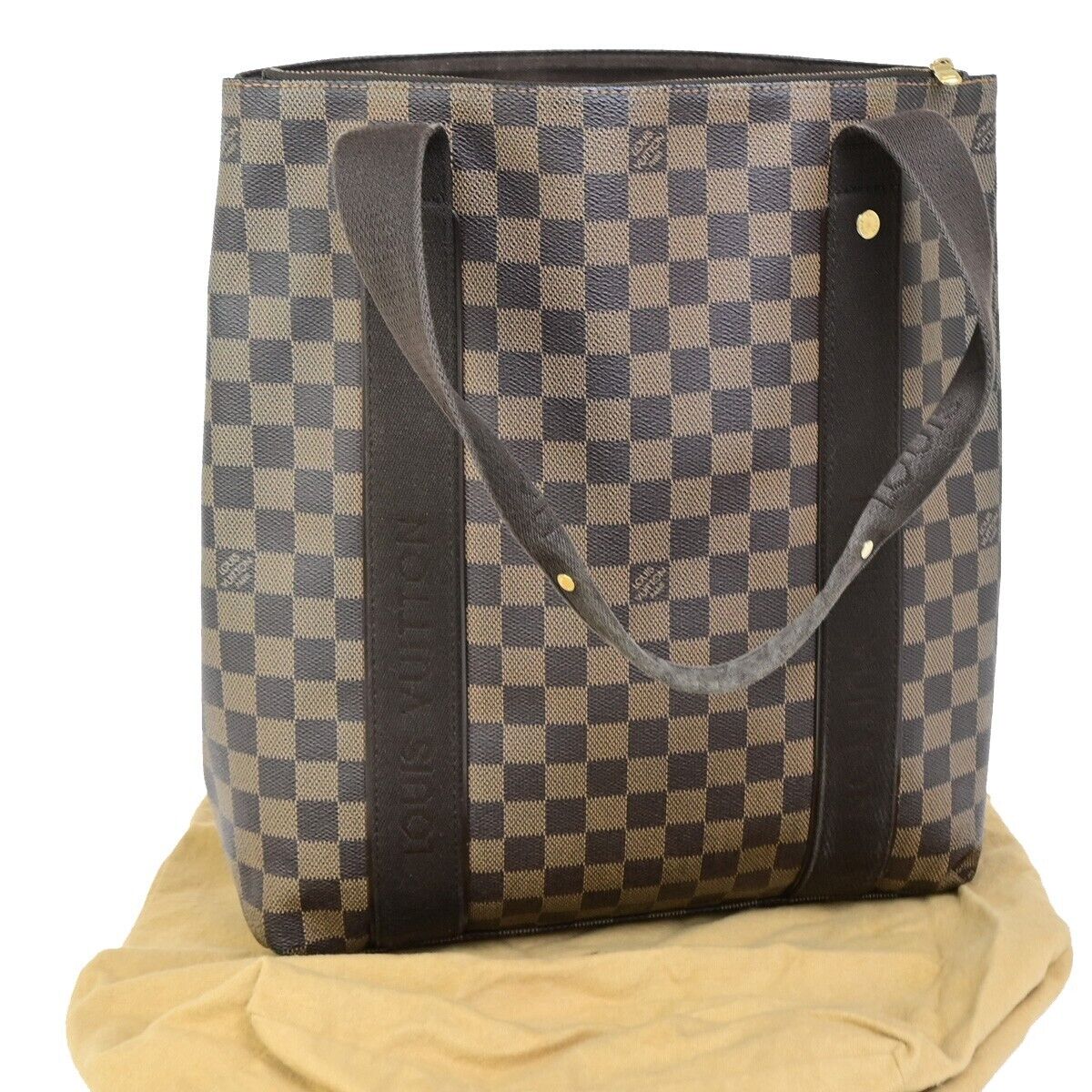 LOUIS VUITTON Cabas Beaubourg Shoulder Bag Damier Ebene Leather N52006 97FB180