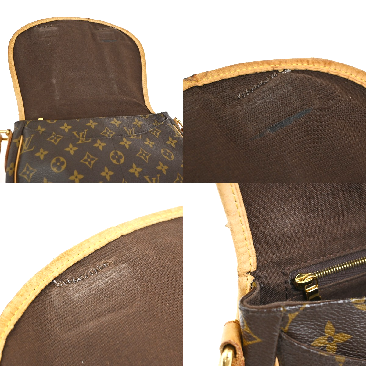 LOUIS VUITTON Menilmontant PM Shoulder Bag Monogram Leather BN M40474 66YJ073