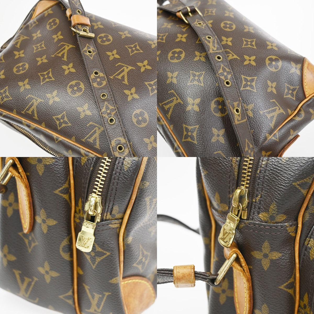 LOUIS VUITTON Nile Crossbody Shoulder Bag Monogram Leather Brown M45244 89KC882