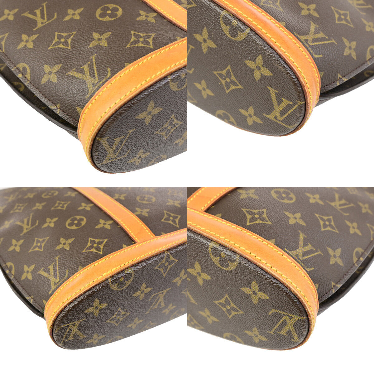 LOUIS VUITTON BABYLONE Shoulder Bag Monogram Leather Brown France M51102 77SJ508