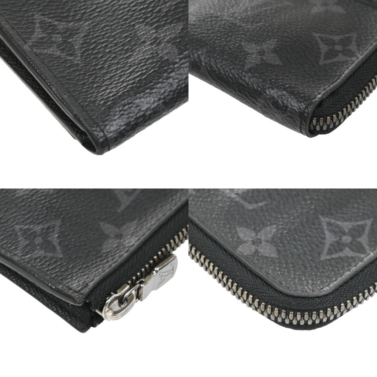 LOUIS VUITTON Porte Monnaie Jour Coin Case Monogram Eclipse BK M63536 67MA620