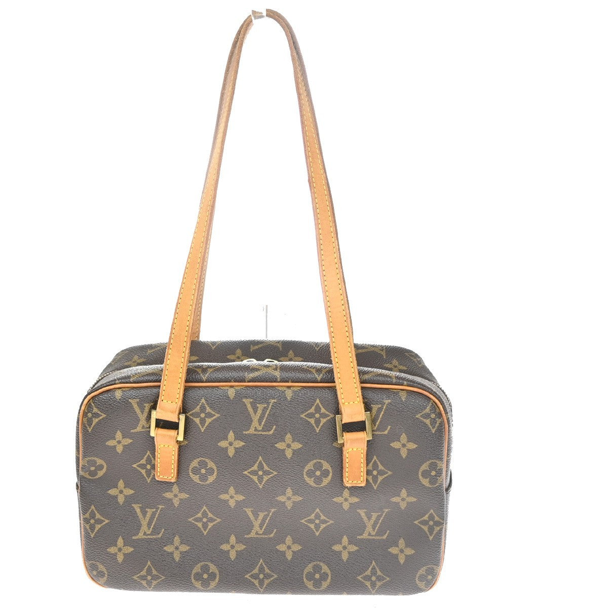 LOUIS VUITTON Cite MM Shoulder Bag Monogram Leather Brown France M51182 18YH989