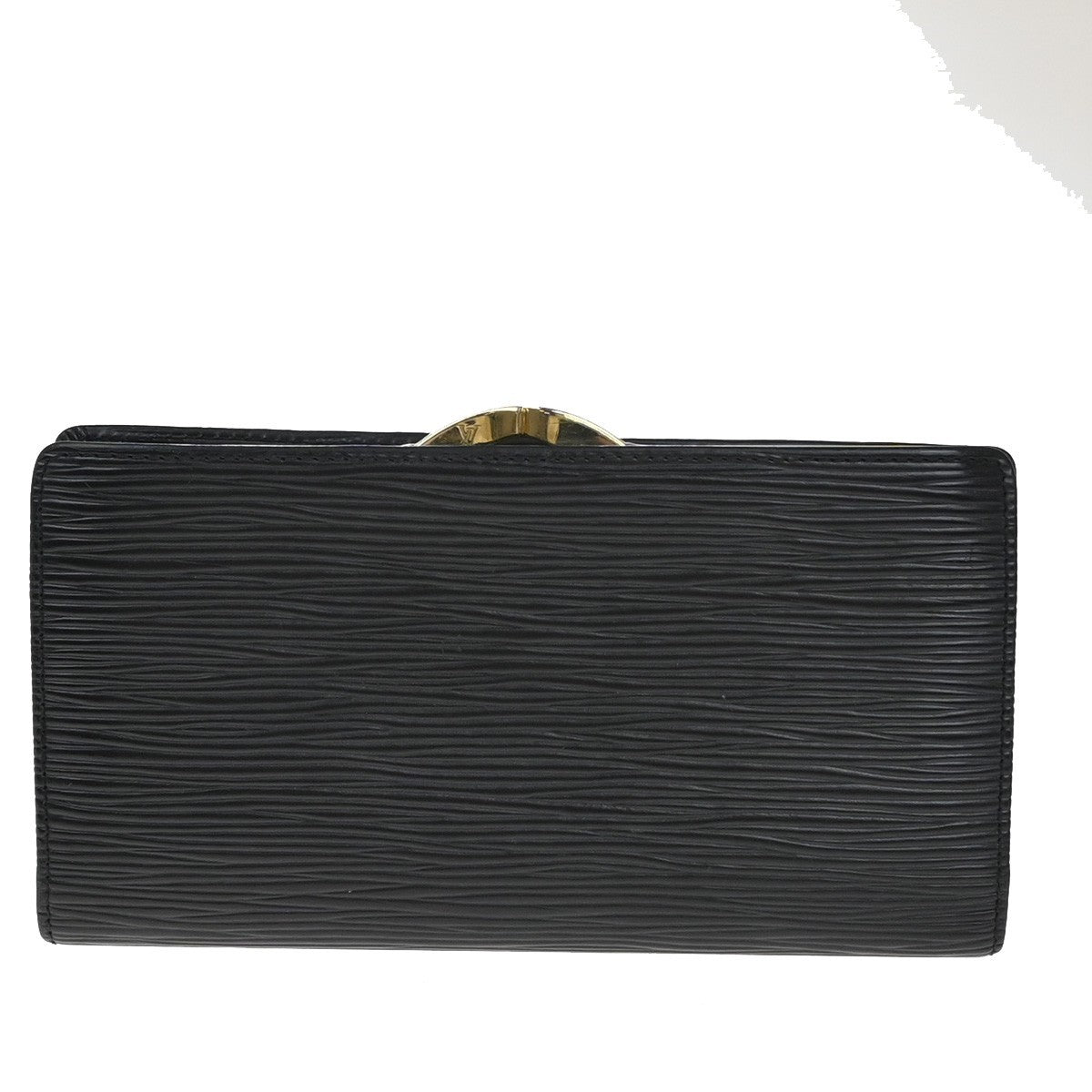 LOUIS VUITTON Continental Viennois Long Bifold Wallet Epi Black M63252 05KP381