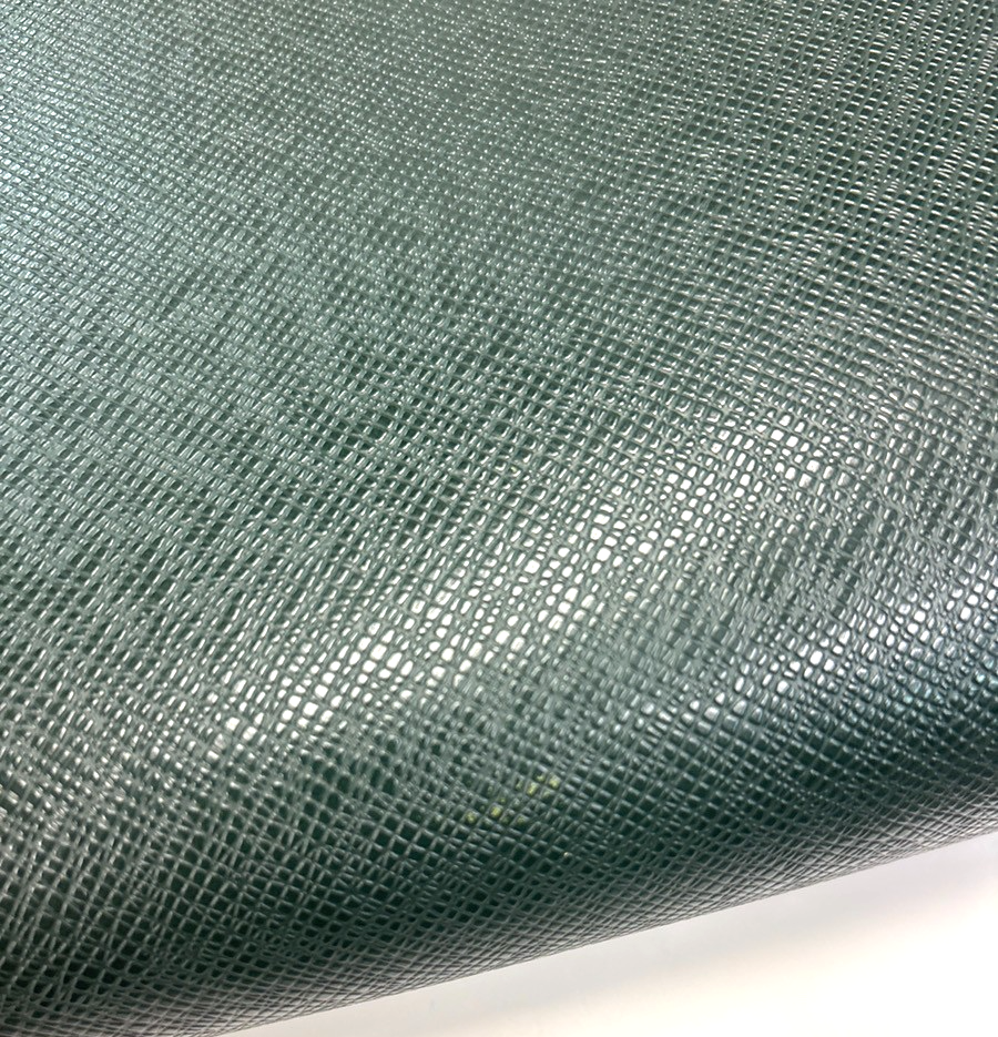 LOUIS VUITTON LV Logo BAIKAL Clutch Hand Bag Taiga Leather Epicea M30184 86KC096
