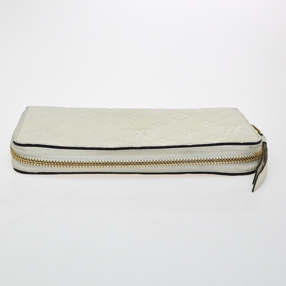 LOUIS VUITTON Zippy Wallet Long Wallet Monogram Empreinte White M93437 85EG387