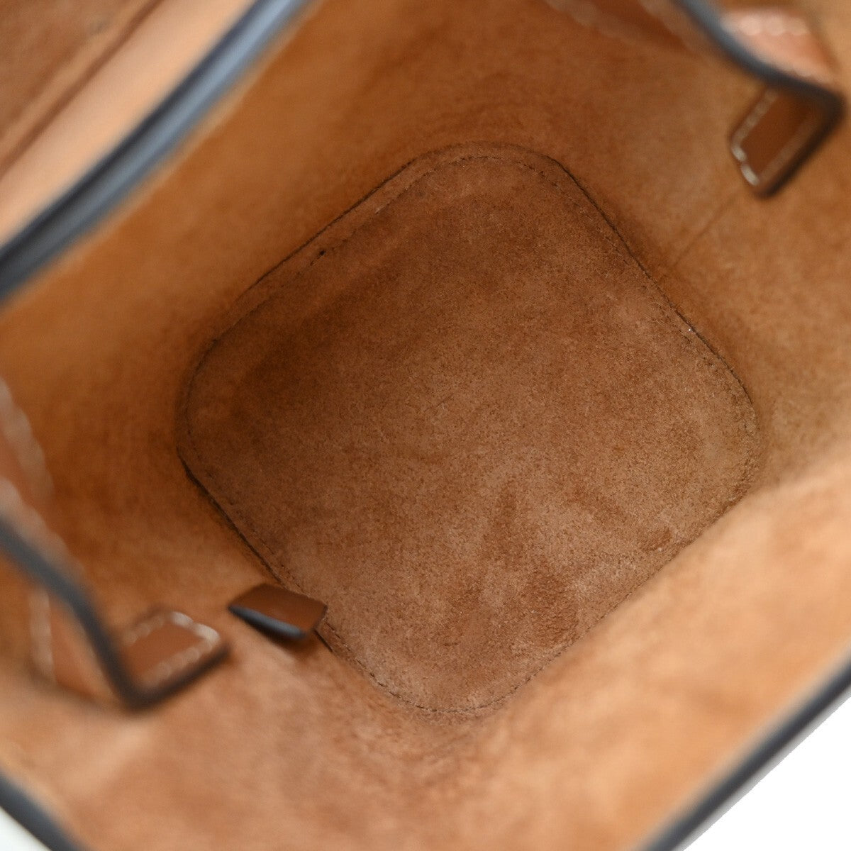 CELINE Logo Cuir Triomphe Small Box Shoulder Bag Leather Brown Italy 665RF311