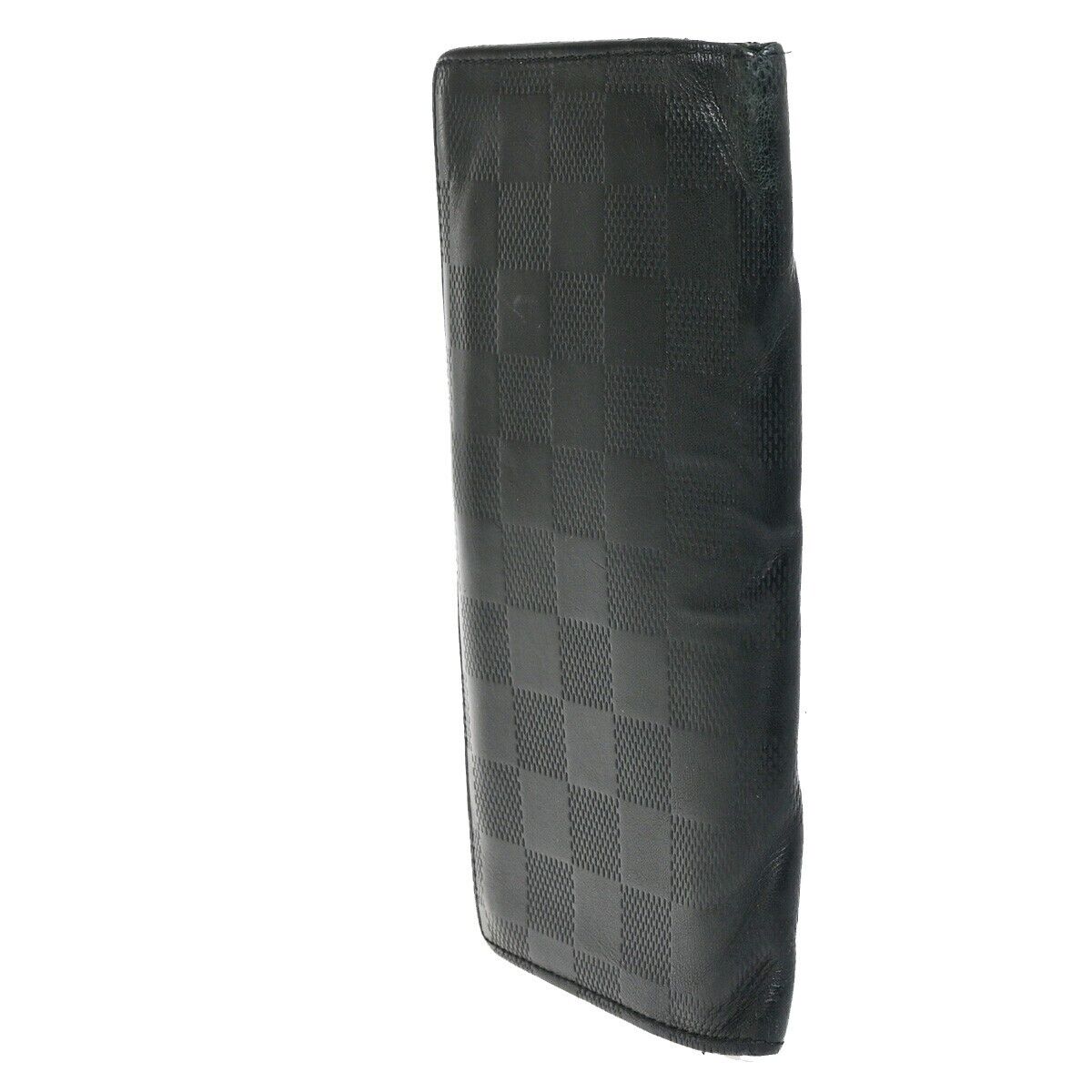 LOUIS VUITTON Brazza Long Bifold Wallet Damier Infini Leather BK N63010 02KA349