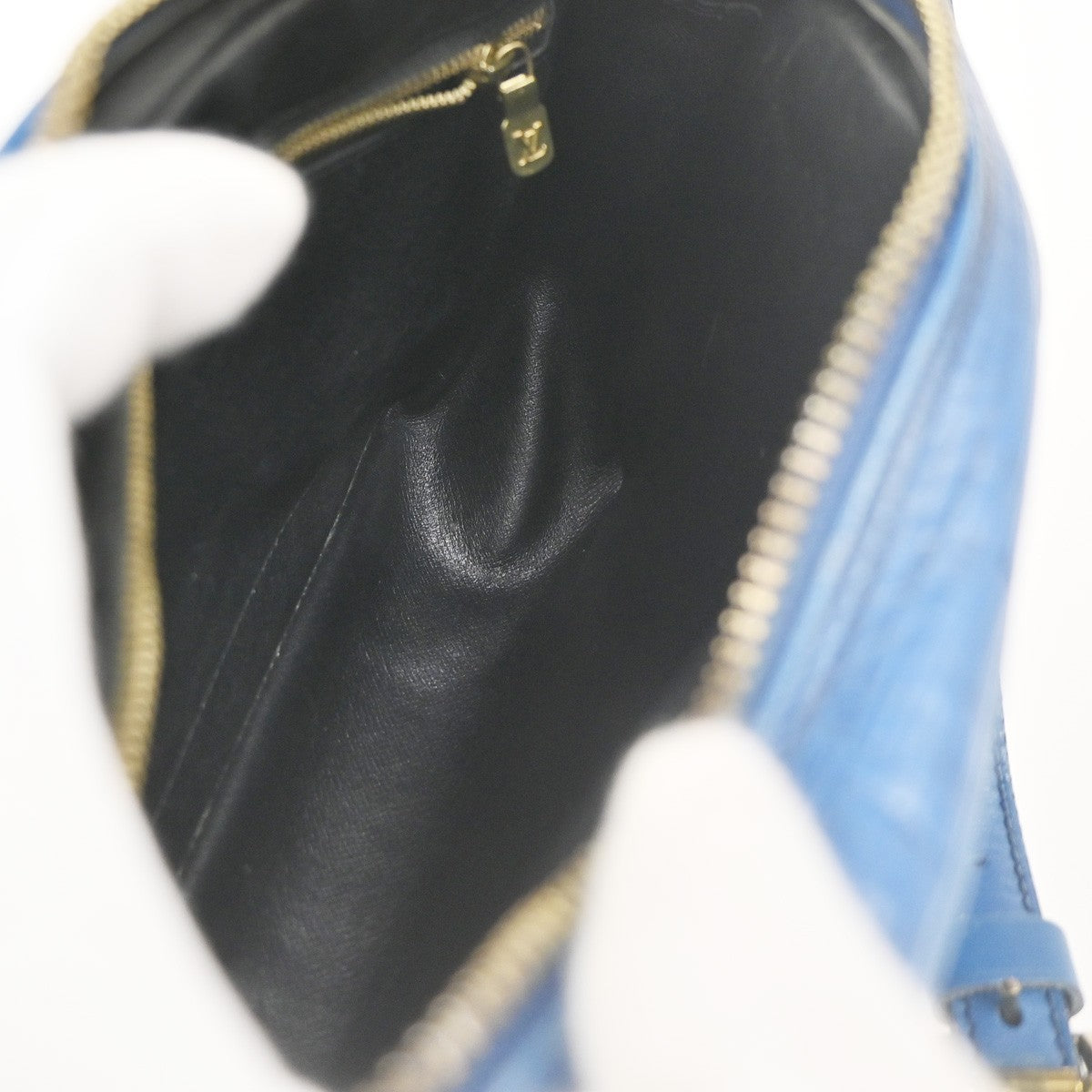 LOUIS VUITTON Trocadero 24 Epi Leather Shoulder Bag Blue France M52317 61KC158