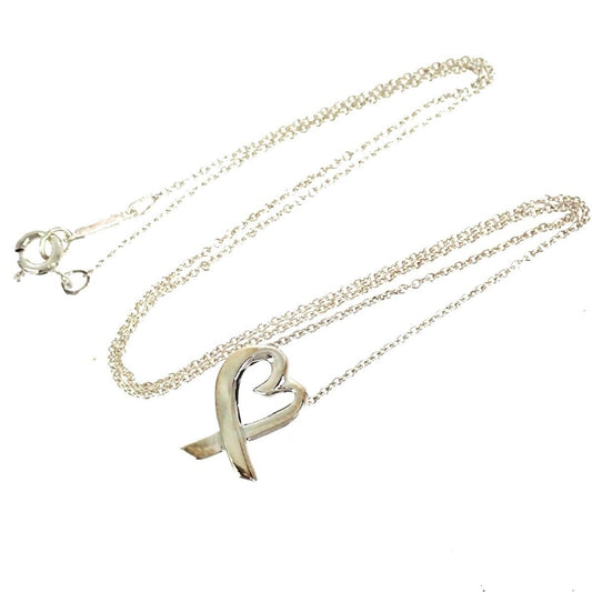 TIFFANY & CO. Loving Heart Paloma Picass Chain Necklace Silver 925 01YA027