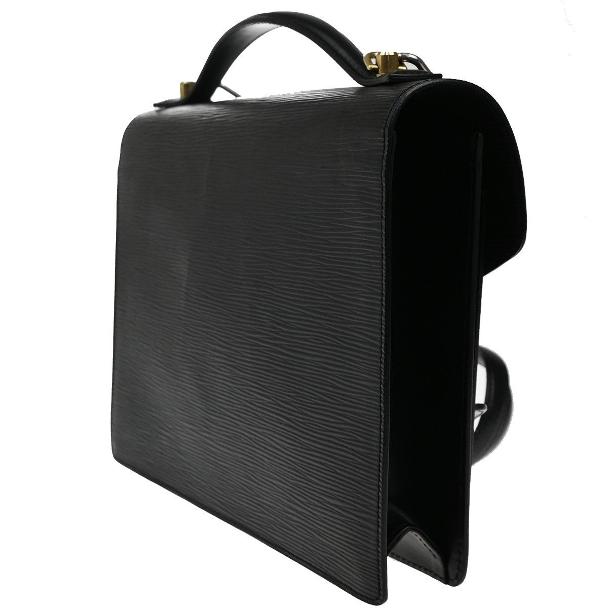LOUIS VUITTON Monceau 2Way Shoulder Hand Bag Epi Leather Black M52122 12EF829