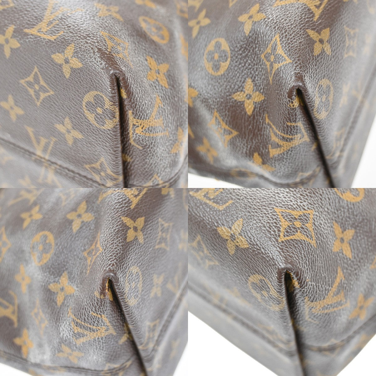 LOUIS VUITTON LV Iena PM Shoulder Bag Monogram Leather Brown M42268 84KB332