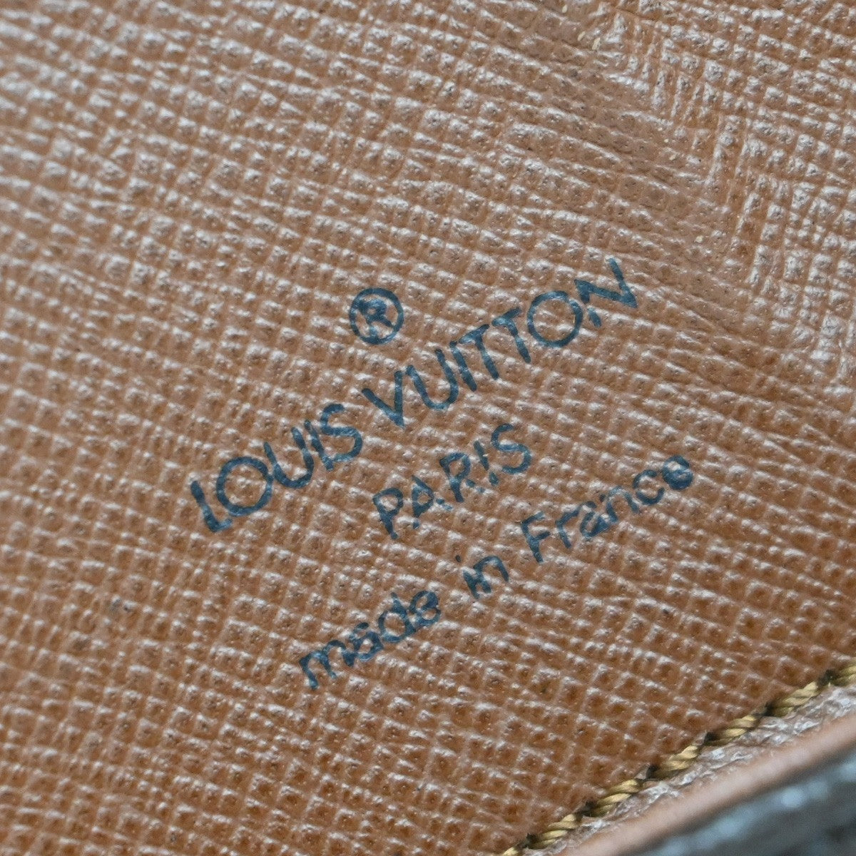 LOUIS VUITTON Saint Cloud GM Shoulder Bag Monogram Leather Brown M51242 30EF901