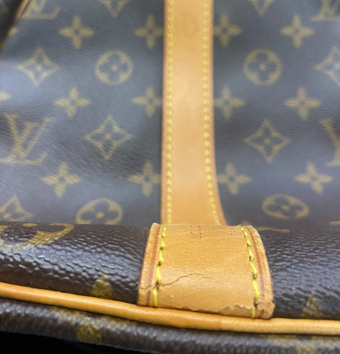 LOUIS VUITTON Keepall Bandouliere 50 Handbag Monogram Brown M41416 12ZA212