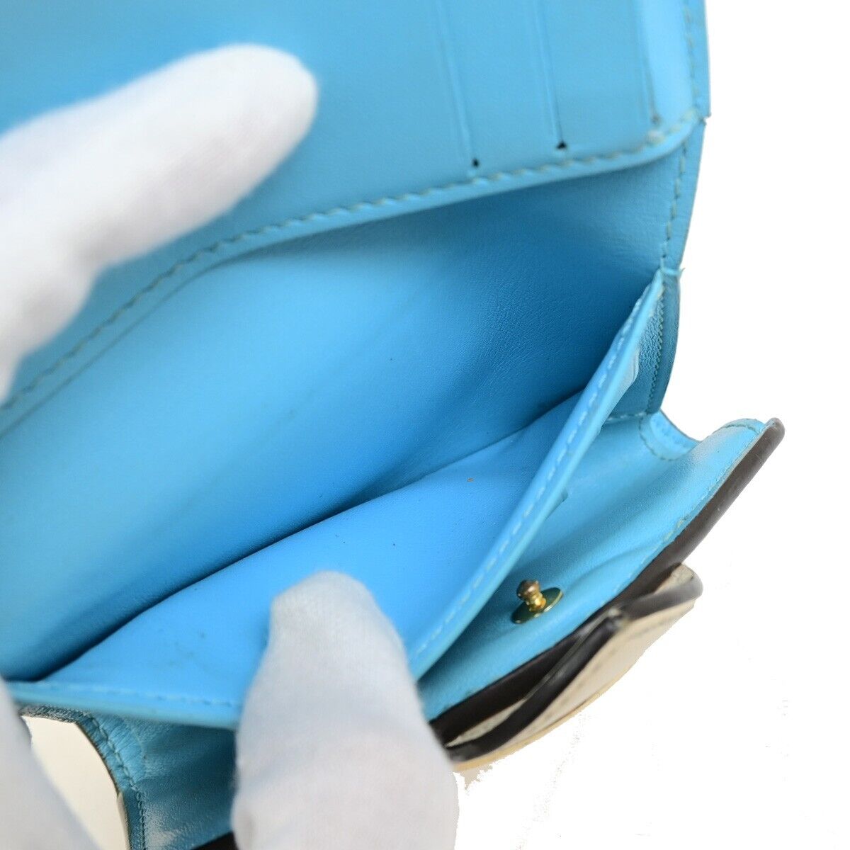 LOUIS VUITTON Portefeuille Pont Neuf Compact Wallet Leather Beige M69176 30KA393