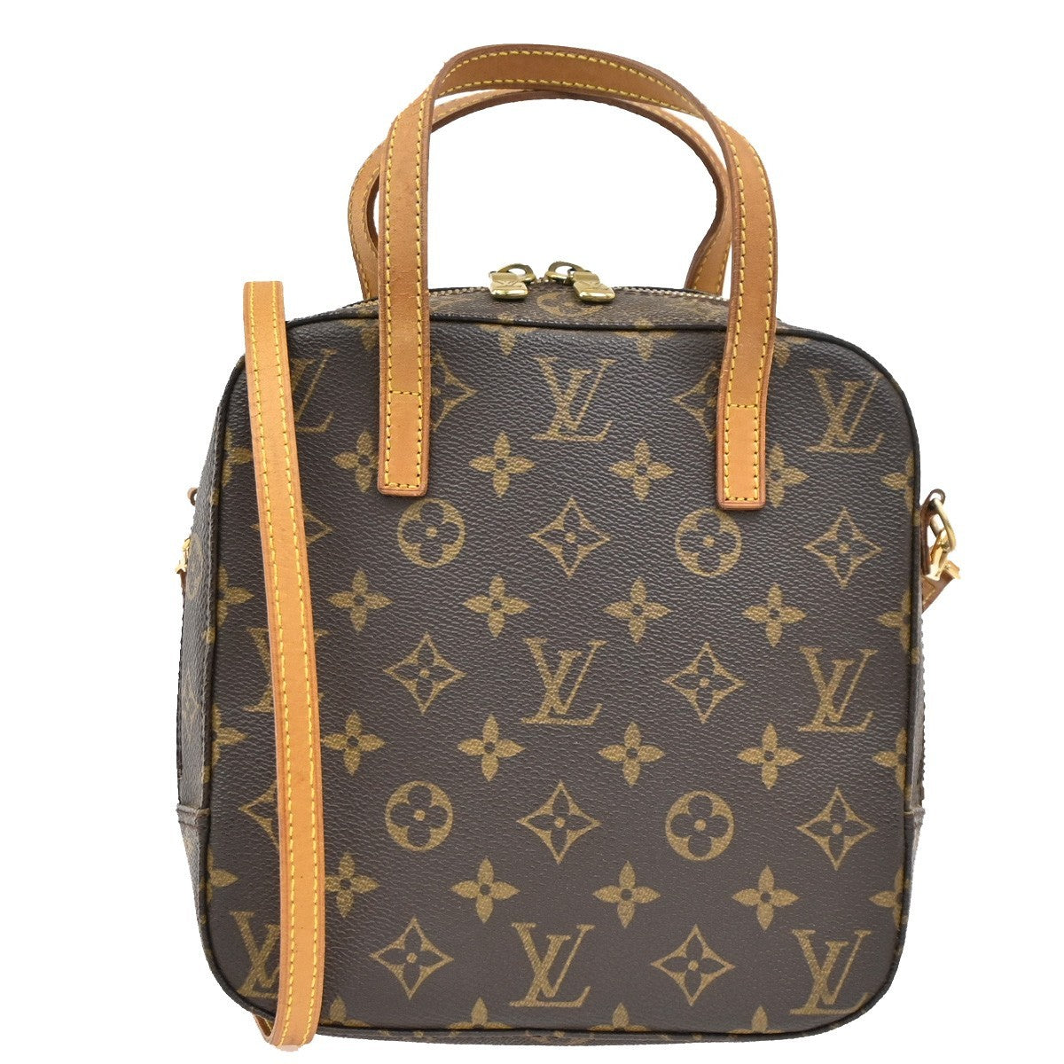 LOUIS VUITTON Spontini 2Way Shoulder Hand Bag Monogram Leather BN M47500 17DA174