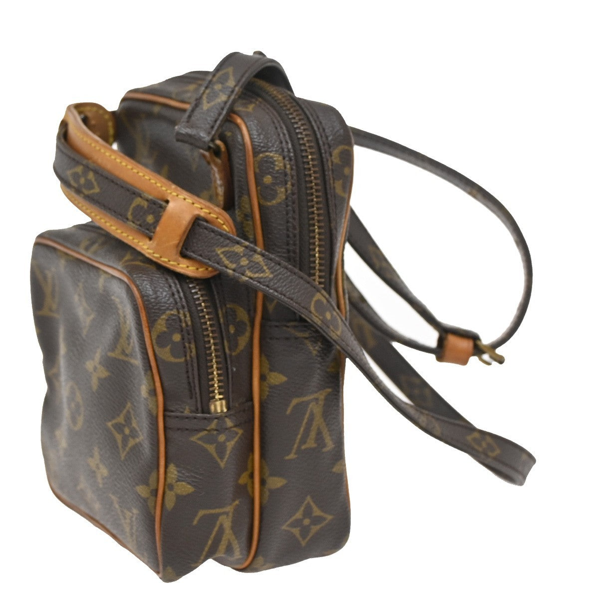 LOUIS VUITTON Mini Amazon Shoulder Bag Monogram Leather Brown M45238 31DA231