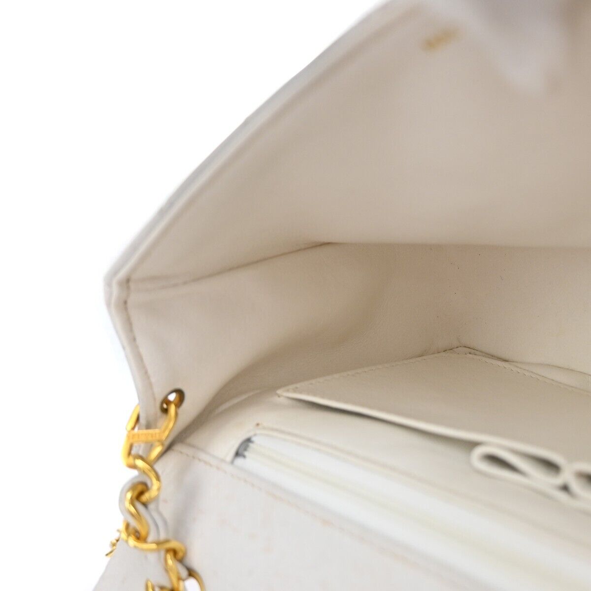 CHANEL CC Logo Matelasse 23 Chain Shoulder Bag Leather WE GHW Vintage 657RH323
