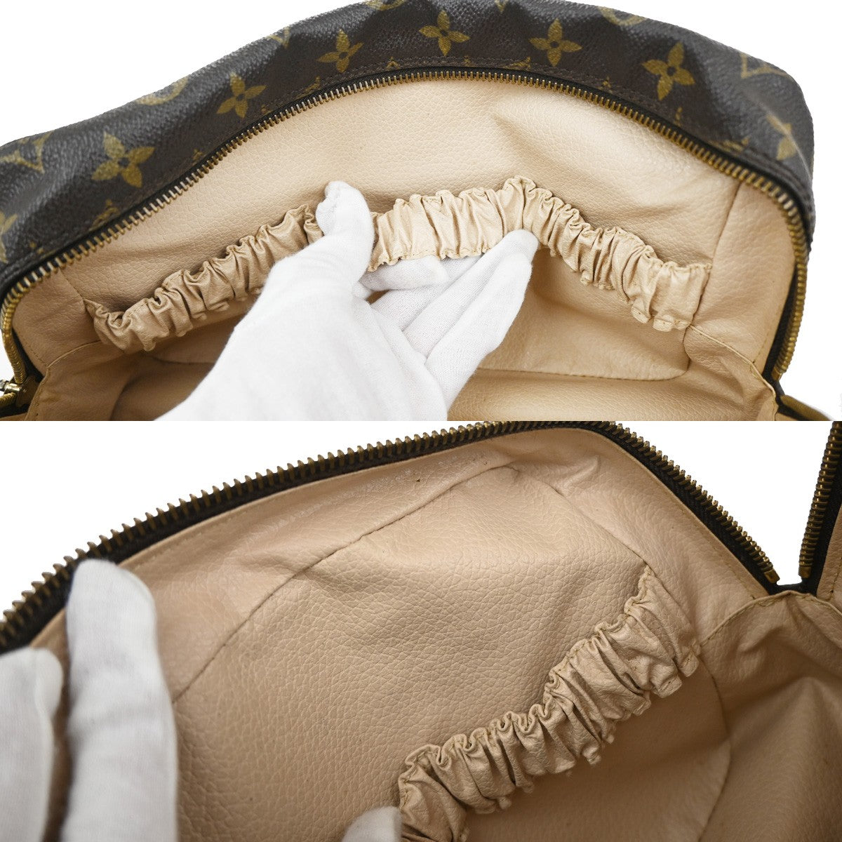 LOUIS VUITTON Trousse Toilette 28 Clutch Hand Bag Monogram Brown M47522 30YH364