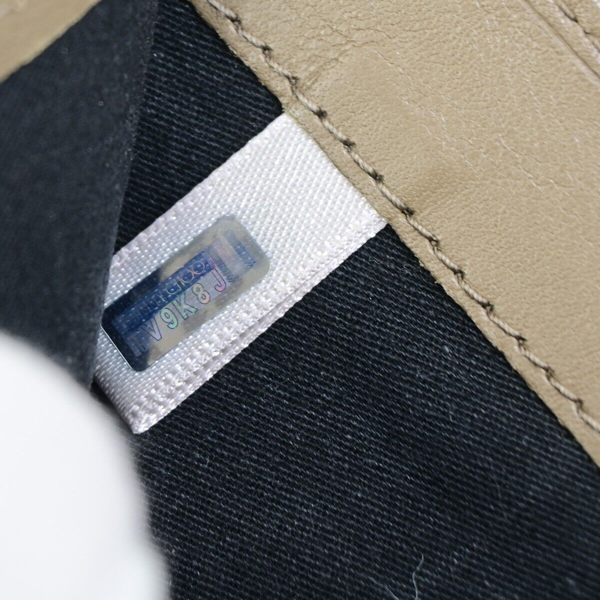 JIMMY CHOO Logo Star Studs Mini Trifold Wallet Purse Leather Brown Italy 09KA404