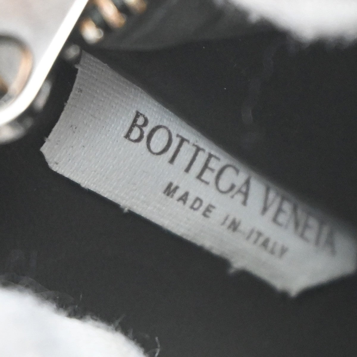 BOTTEGA VENETA Logo Cassette Zip Around Long Wallet Leather Gray Italy 30KP021