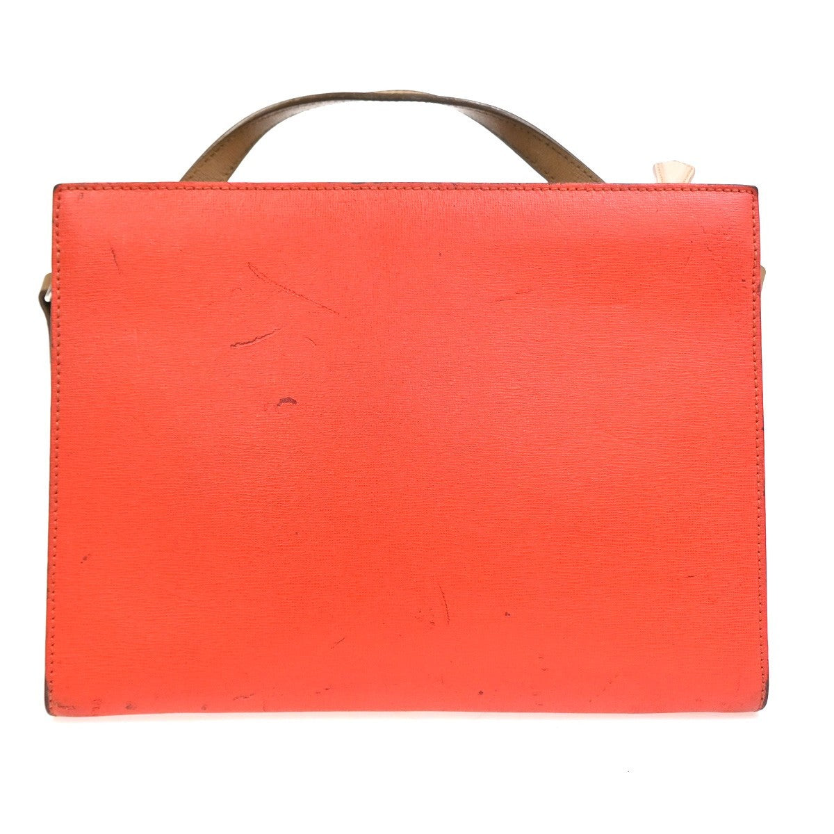 FENDI Demi Jour 2Way Shoulder Hand Bag Leather Tri Color BN RD BE SHW 64TA615