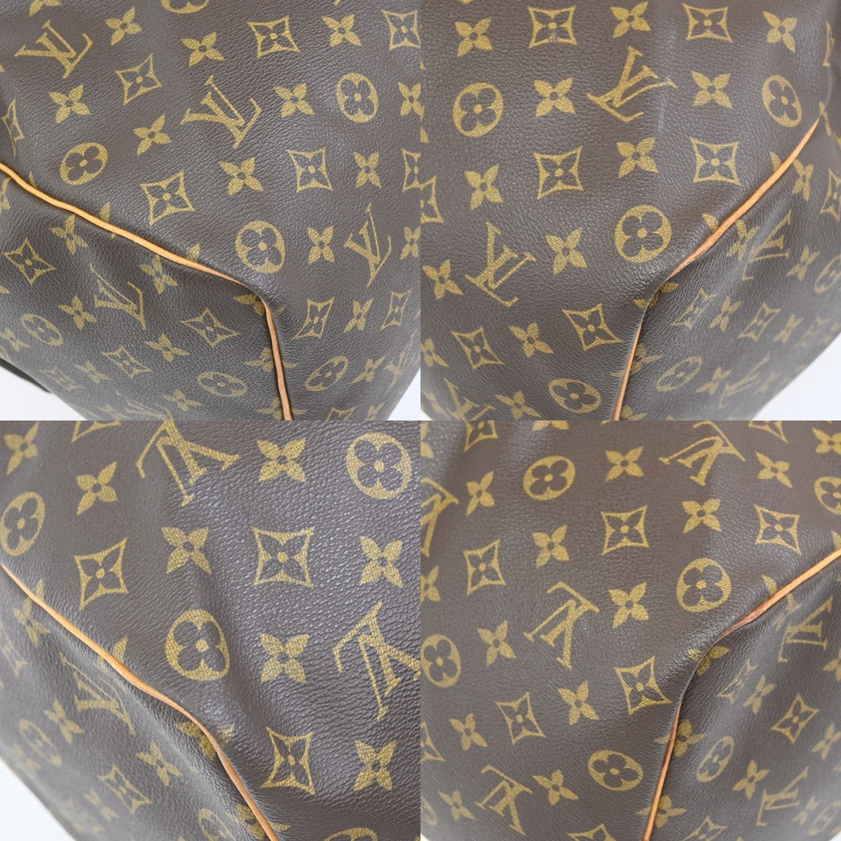LOUIS VUITTON Keepall 50 Travel Hand Bag Monogram Leather Brown M41426 16PA094