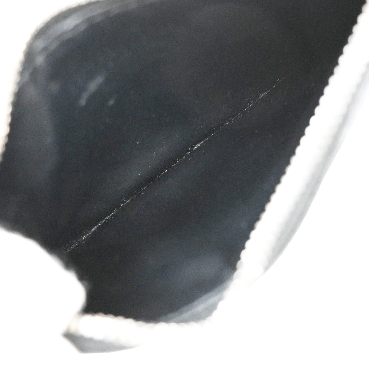 BOTTEGA VENETA Logo Intrecciato Coin Case Wallet Leather Black Italy 65EF860