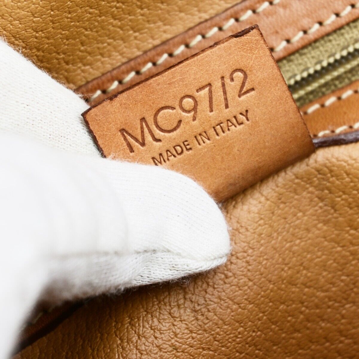 CELINE Logo Macadam Pattern Hand Bag PVC Leather Brown GHW Made in Italy 86ED033