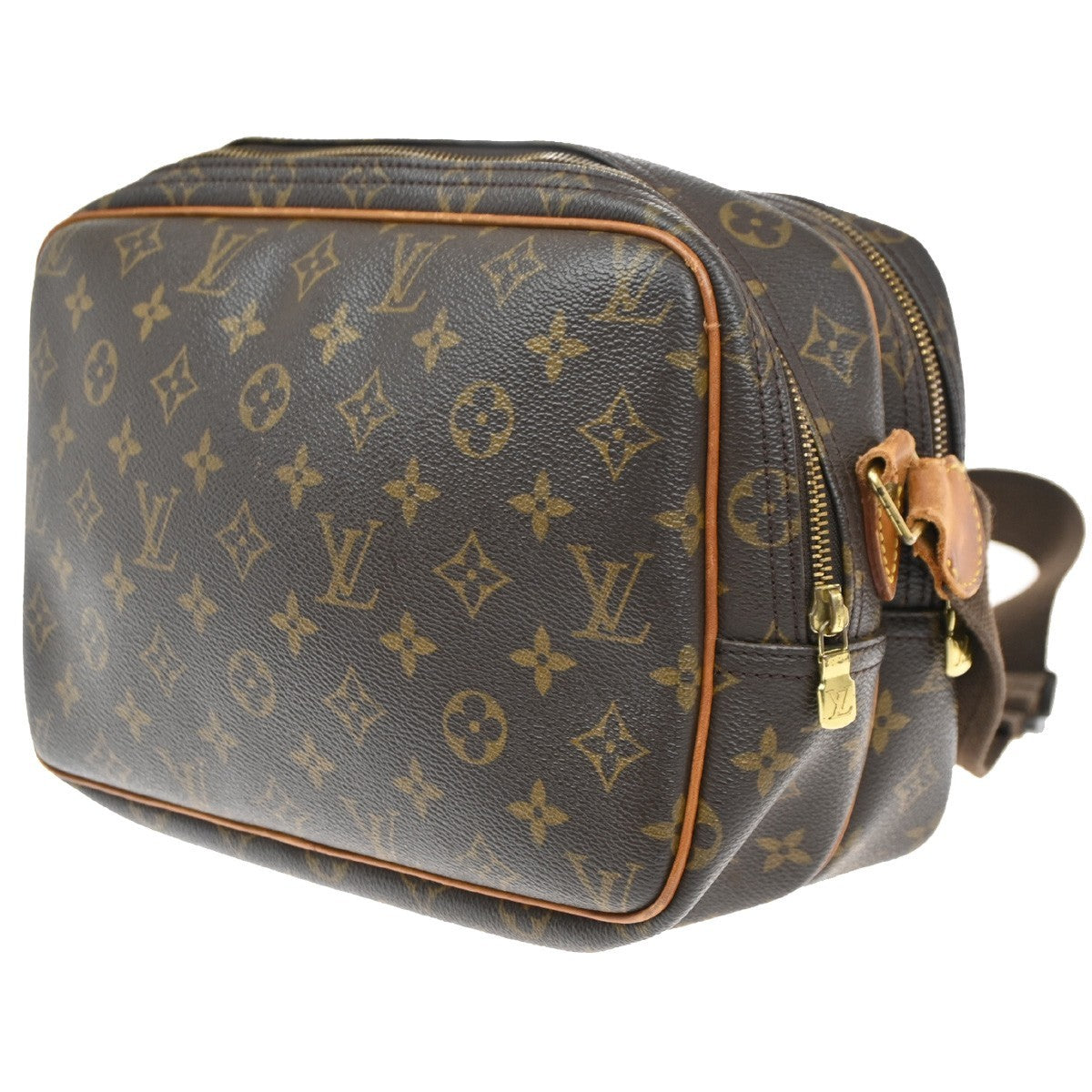LOUIS VUITTON Reporter PM Crossbody Shoulder Bag Monogram Leather M45254 86CA323