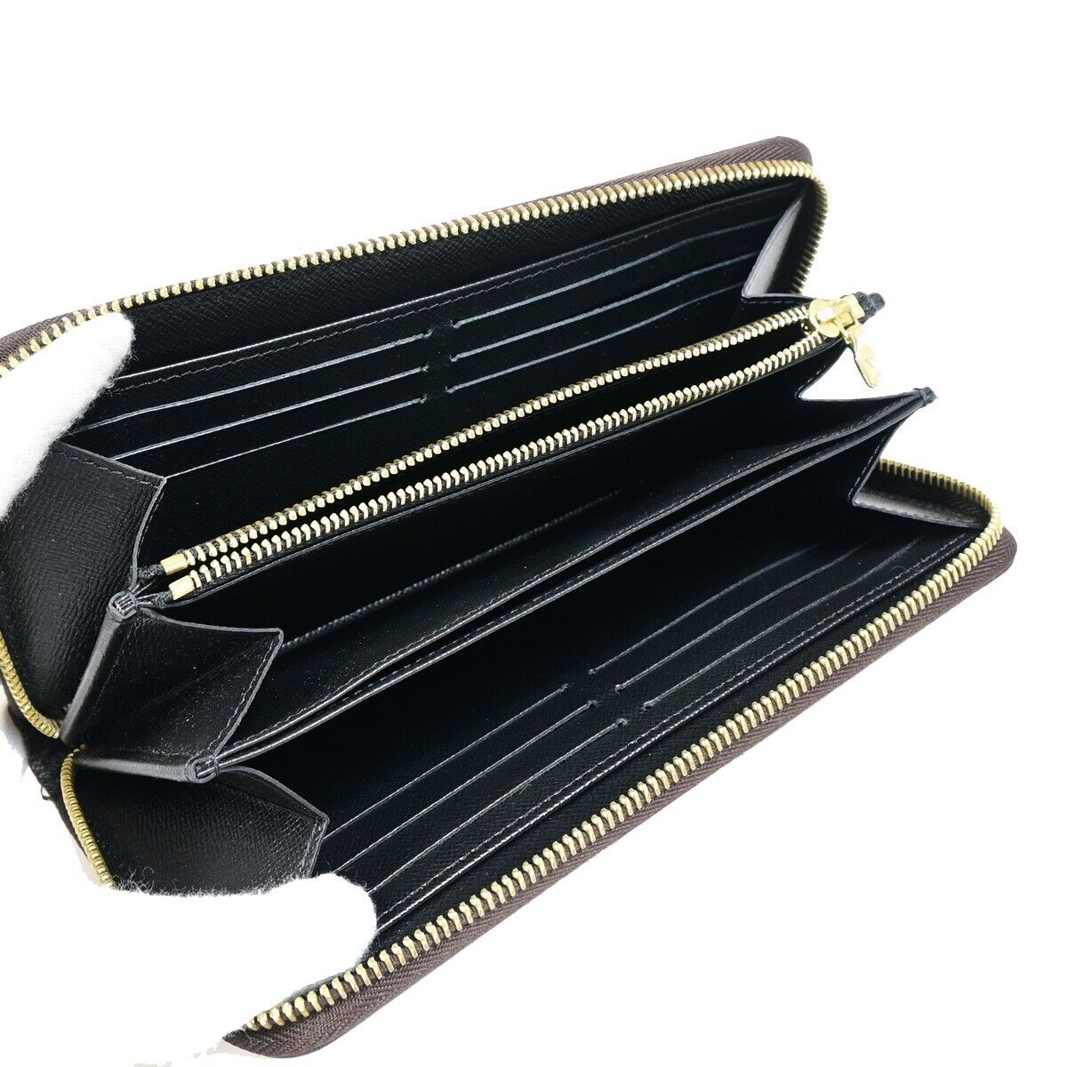 LOUIS VUITTON Zippy Wallet Purse Monogram Giant Reverse Brown M69353 98KA276