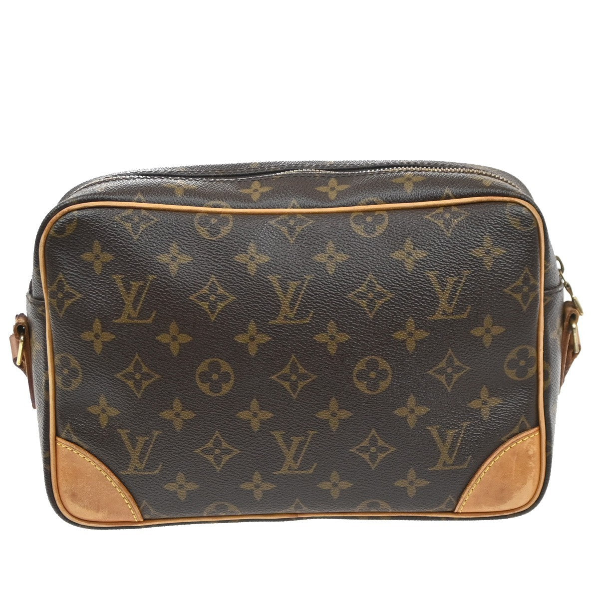 LOUIS VUITTON Trocadero 27 Shoulder Bag Monogram Leather Brown M51274 33SA141
