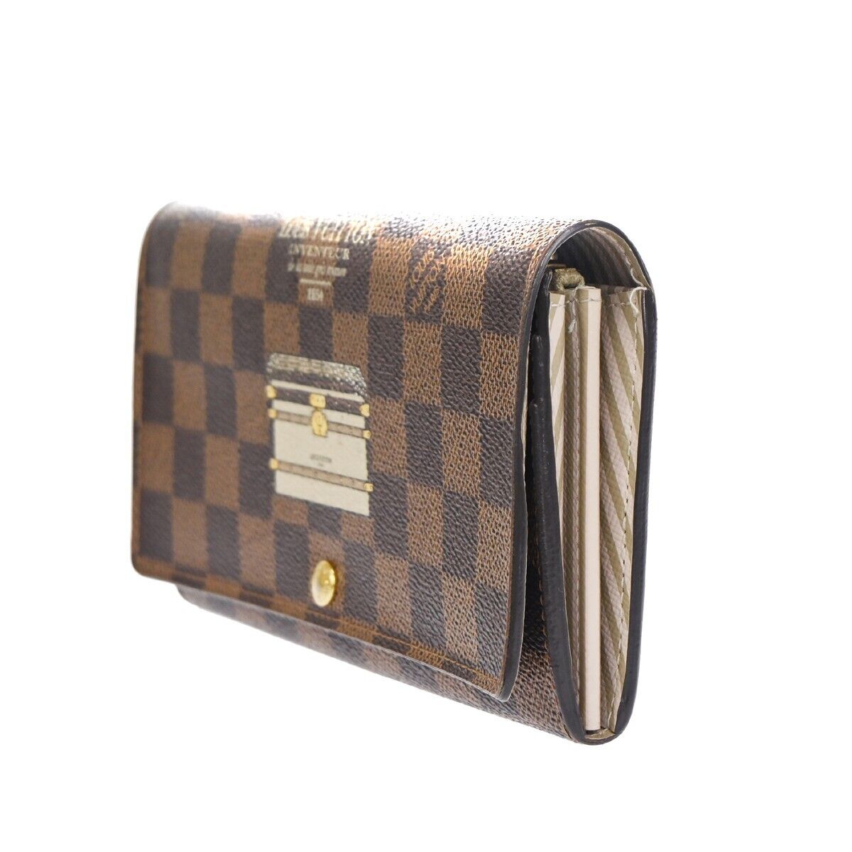 LOUIS VUITTON Portefeuille Sarah Long Bifold Wallet Damier Trunk N63179 33DA071