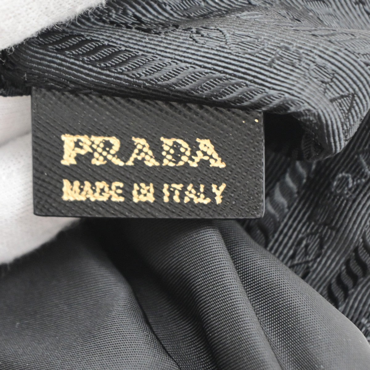 PRADA Logo Tessuto Crossbody Shoulder Bag Nylon Leather Black GHW Italy 76MA710