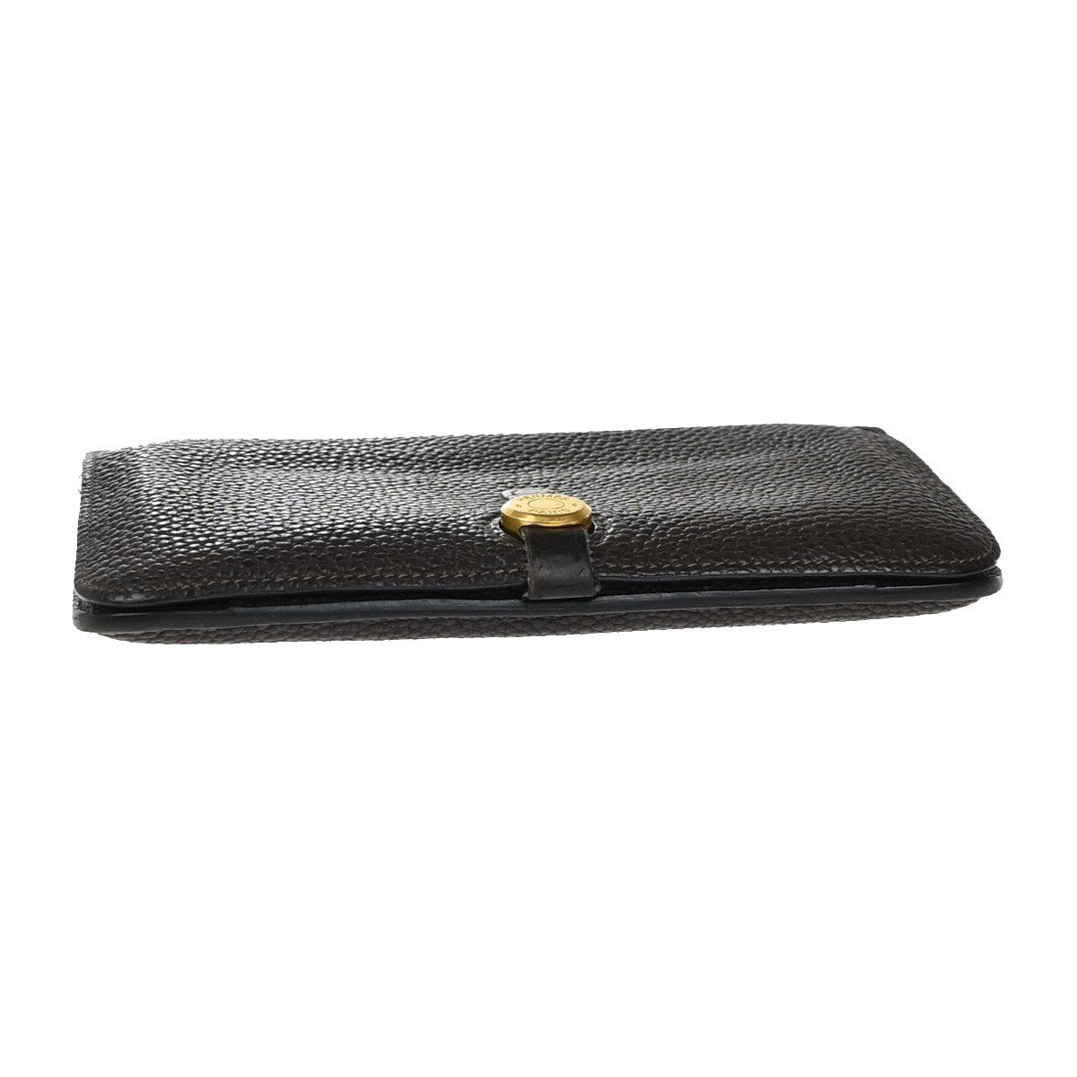 HERMES Logos Dogon GM Long Bifold Wallet Togo Leather Brown GHW 86KP576