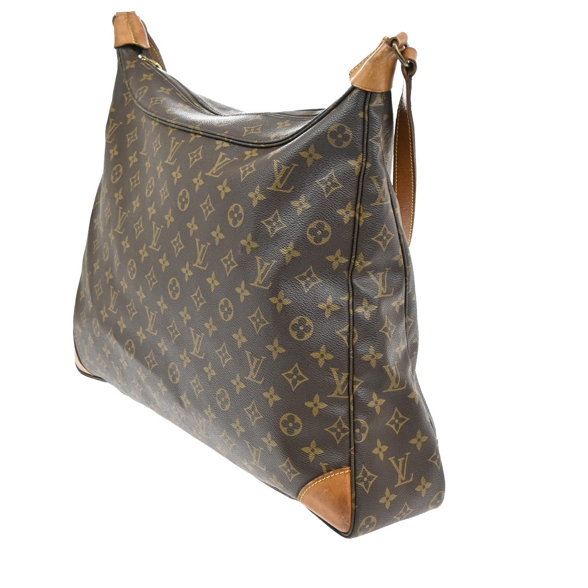 LOUIS VUITTON Promenade Shoulder Bag Monogram Leather Brown M51114 32YH377