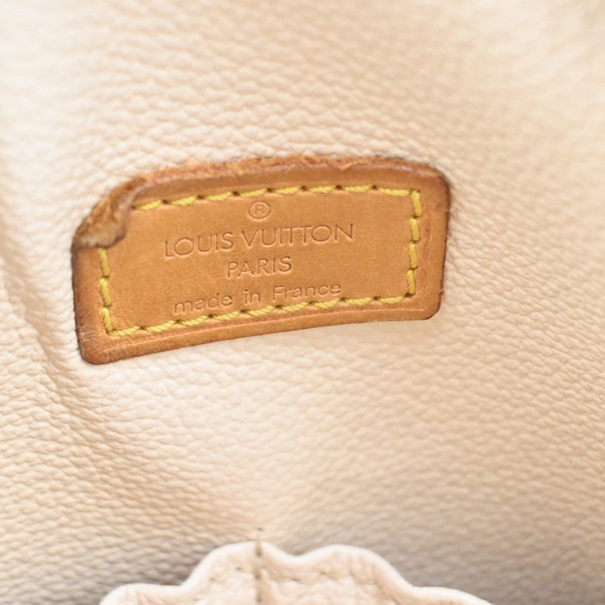 LOUIS VUITTON Logo Spontini Hand Bag Monogram Leather Brown M47500 81SA106