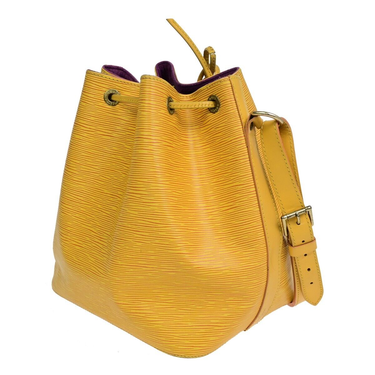 LOUIS VUITTON Petit Noe Drawstring Shoulder Bag Epi Leather YW M44109 34FB354