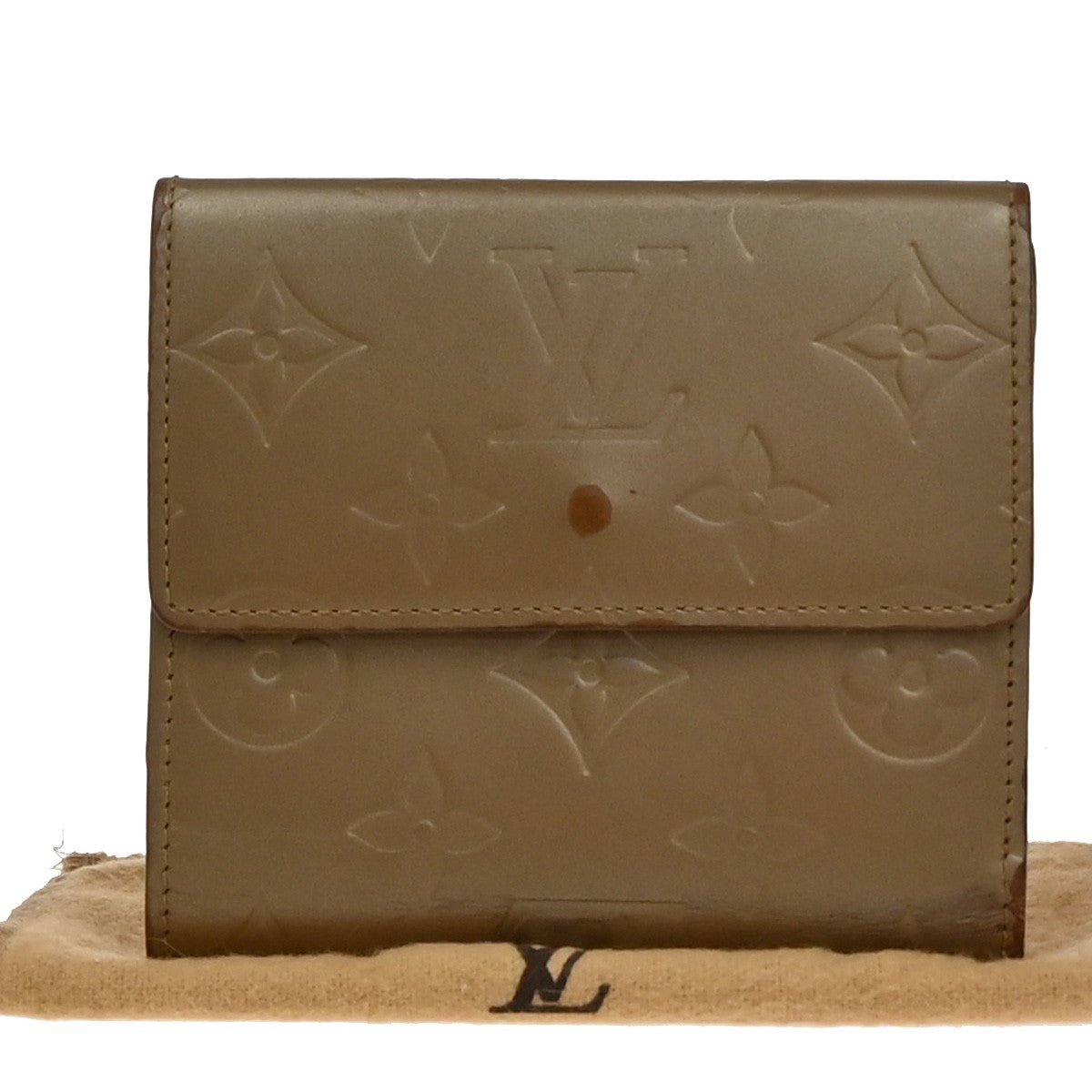 LOUIS VUITTON Porte Monnaie Billets Wallet Monogram Mat Brown M65117 67EG049