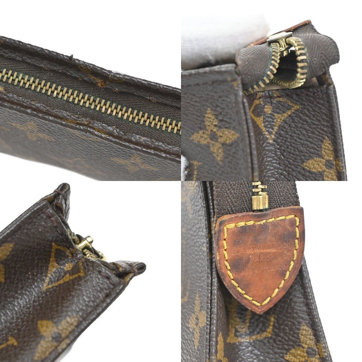 LOUIS VUITTON Poche Toilette 15 Clutch Pouch Bag Monogram Leather M47546 09CA899