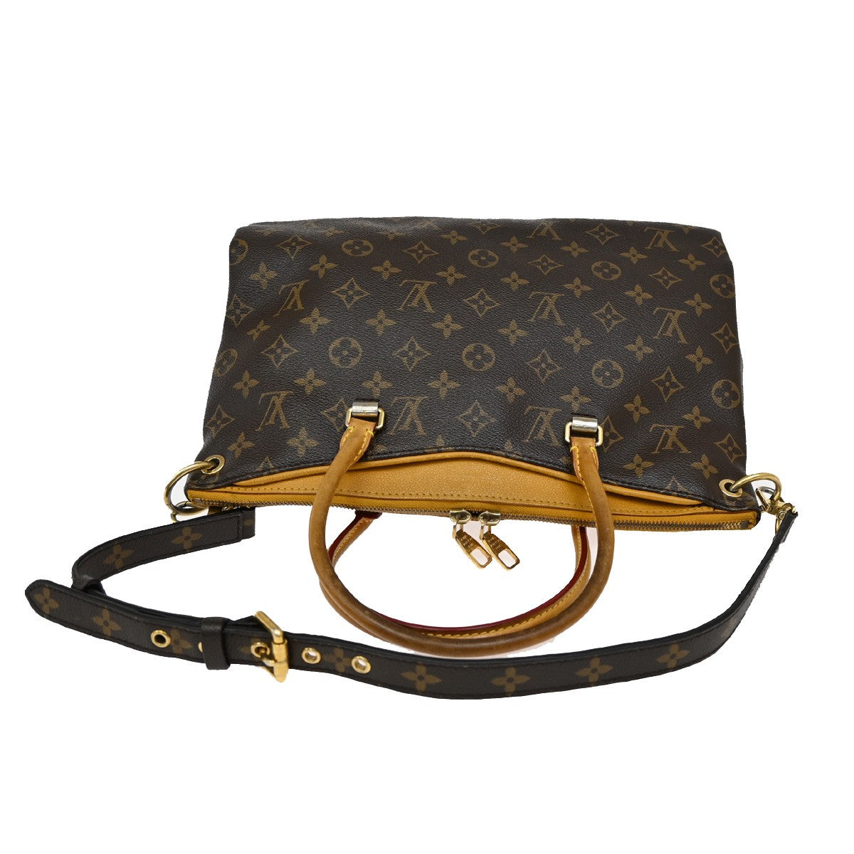 LOUIS VUITTON Pallas 2Way Shoulder Hand Bag Monogram Leather BN M40929 25KB641