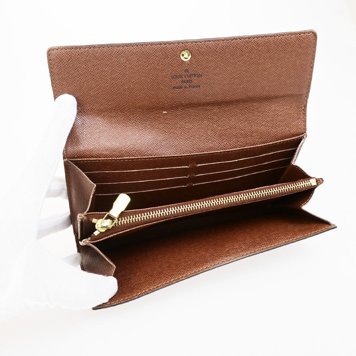 LOUIS VUITTON Portefeuille Sarah Long Bifold Wallet Monogram BN M61734 69YG494