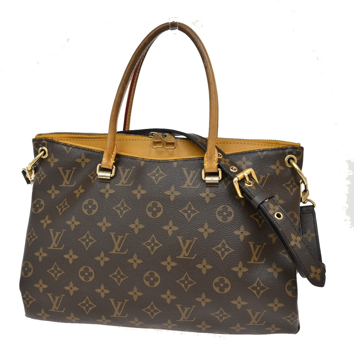 LOUIS VUITTON Pallas 2Way Shoulder Hand Bag Monogram Leather BN M40929 25KB641