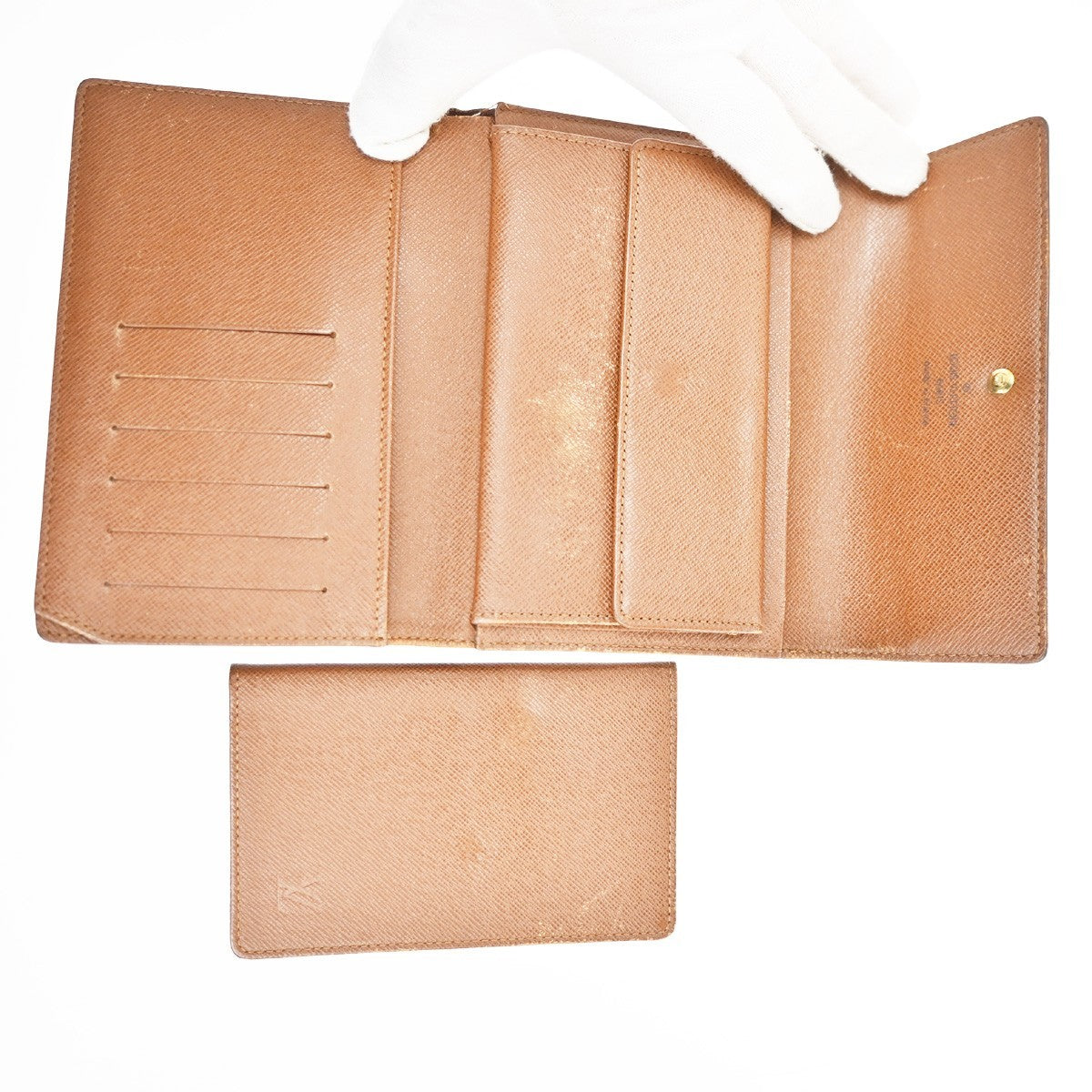 LOUIS VUITTON LV 3 Set Bifold Agenda Keycase Wallet Monogram Leather BN 68KD077